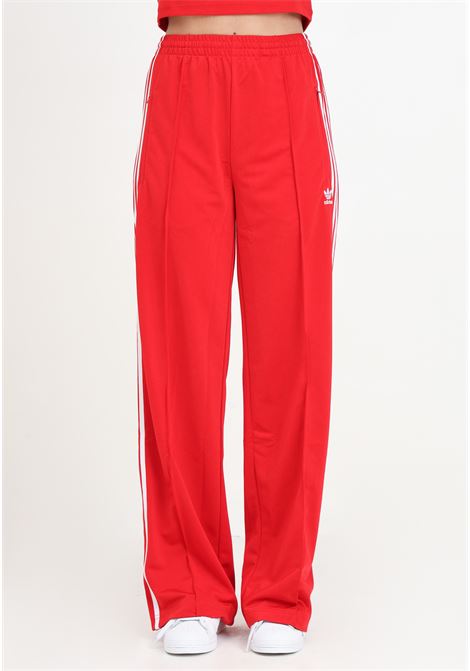 White and red women's track pants firebird loose ADIDAS ORIGINALS | IP0632.